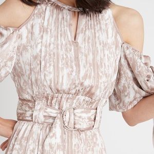 Snidel 2-way volume sleeve printed dress 0